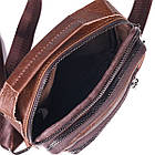 Зручна чоловіча сумка через плече з натуральної шкіри Vintage 21480 Світло-коричневий, фото 6