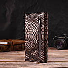 Ультрастильний жіночий гаманець із фактурної натуральної шкіри з тисненням під змію CANPELLINI 21713, фото 8