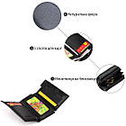 Горизонтальне портмоне зі шкіри унісекс на магніті ST Leather 19331 Чорне, фото 5