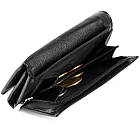 Горизонтальне портмоне зі шкіри унісекс на магніті ST Leather 19331 Чорне, фото 6