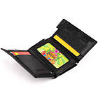 Горизонтальне портмоне зі шкіри унісекс на магніті ST Leather 19331 Чорне, фото 7