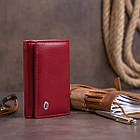 Горизонтальне портмоне зі шкіри жіноче на магніті ST Leather 19333 Бордове, фото 10