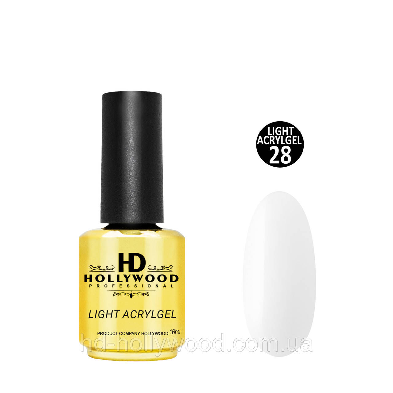 Рідкий акригель Light Acrygel 28 HD Hollywood, фото 1