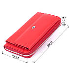 Гаманець з кишенькою на лицьовій стороні жіночий ST Leather 19366 Червоний, фото 3