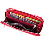 Гаманець з кишенькою на лицьовій стороні жіночий ST Leather 19366 Червоний, фото 6