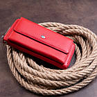 Гаманець з кишенькою на лицьовій стороні жіночий ST Leather 19366 Червоний, фото 9