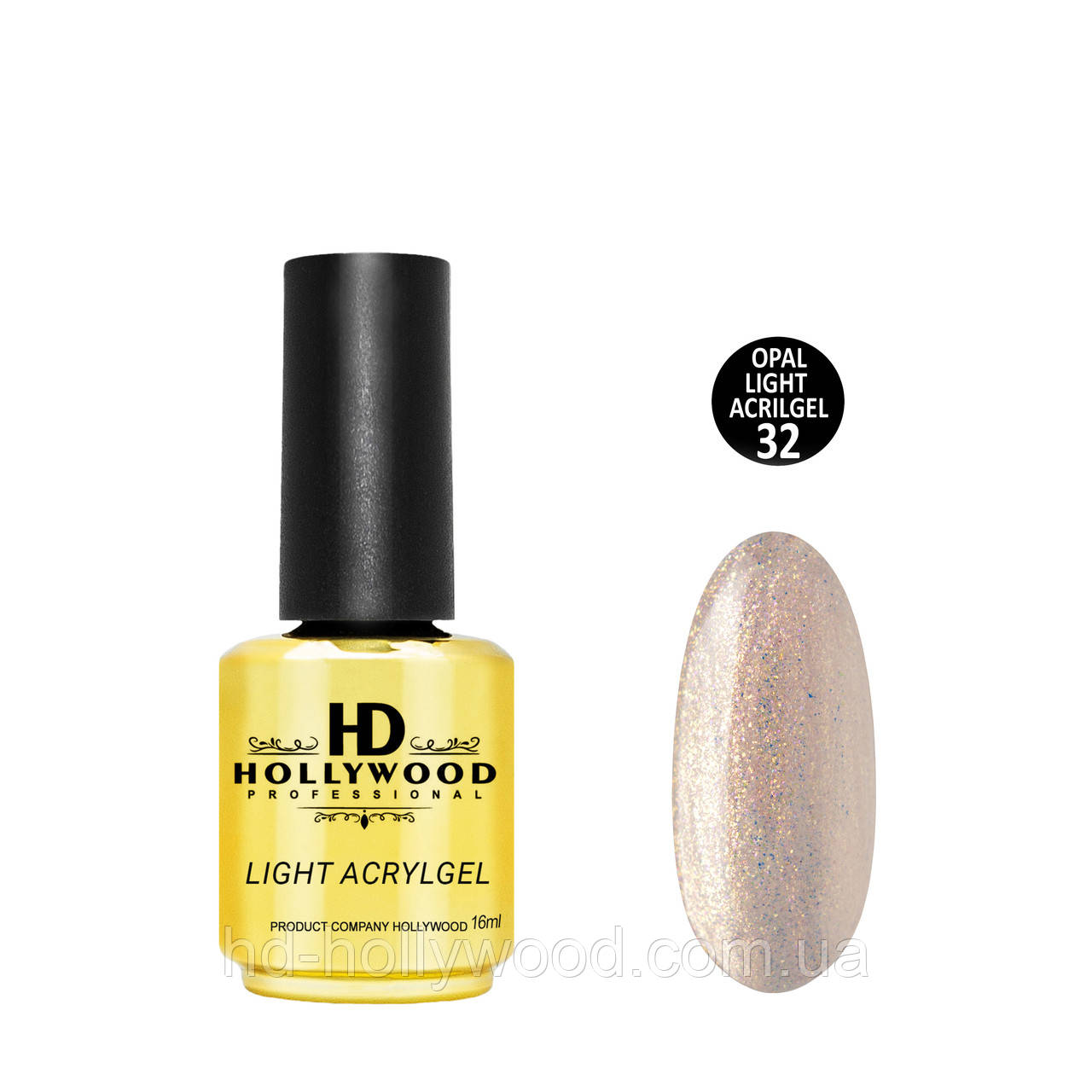 Рідкий акригель Light Acrygel 32 HD Hollywood, фото 1