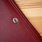 Стильний шкіряний гаманець для жінок ST Leather 19380 Темно-червоний, фото 11
