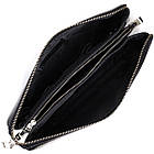 Якісний жіночий клатч із натуральної шкіри GRANDE PELLE 11658 Чорний, фото 4