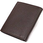 Компактний гаманець для чоловіків із натуральної шкіри флотар CANPELLINI 21873 Коричневий, фото 2