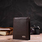 Компактний гаманець для чоловіків із натуральної шкіри флотар CANPELLINI 21873 Коричневий, фото 8