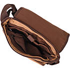 Містка текстильна сумка для ноутбука 13" через плече Vintage 22201Коричнева, фото 6