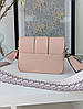 Жіноча сумка клатч Крістіан Діор рожевий із широким ремінцем, фото 3