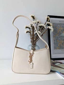 Жіноча сумка Yves Saint Laurent YSL Ів Сен Лоран молочна