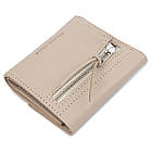 Жіноче компактне шкіряне портмоне GRANDE PELLE 11520 Бежевий, фото 2