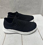 Дитячі легкі тканині кросівки сітка jong golf 32-36 чорні, фото 6