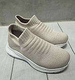 Дитячі легкі тканині кросівки сітка jong golf 31-35 бежеві, фото 6