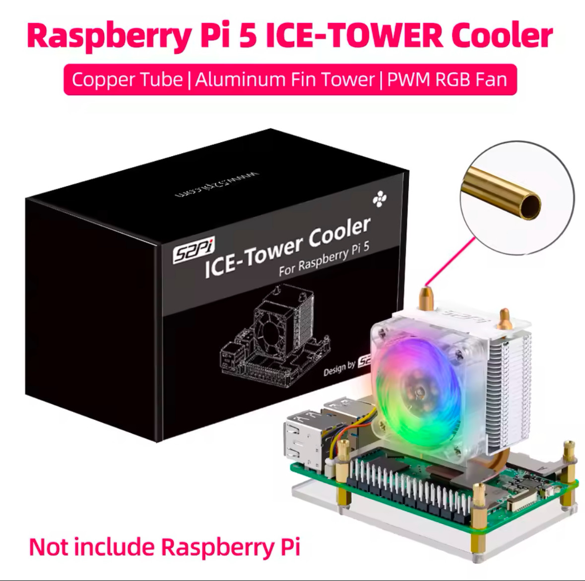 Кулер охолодження для Raspberry Pi 5