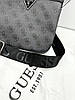 Чоловіча сумка месенджер Guess Vezzola Smart Mini Crossbody через плече чорний месс, фото 3