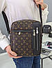Чоловіча сумка месенджер Луї Віттон через плече коричневий класичний Louis Vuitton, фото 2
