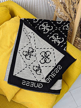 ПАЛАНТИН ШАРФ, ХУСТКА Guess ЖЕНСЬКИЙ ШАРФ Гес чорно-пісочний