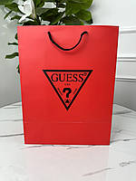 Фірмове паковання пакет Guess, паковання на подарунок. Подарункове брендове паковання Гесс