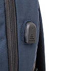 Рюкзак текстильний smart унісекс Vintage 20625 Темно-синій, фото 7