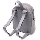 Шкіряний жіночий рюкзак з натуральної шкіри Shvigel 16308 Сірий, фото 2