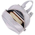 Шкіряний жіночий рюкзак з натуральної шкіри Shvigel 16308 Сірий, фото 4