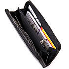 Клатч чоловічий під рептилію Vintage 20438 Чорний, фото 5