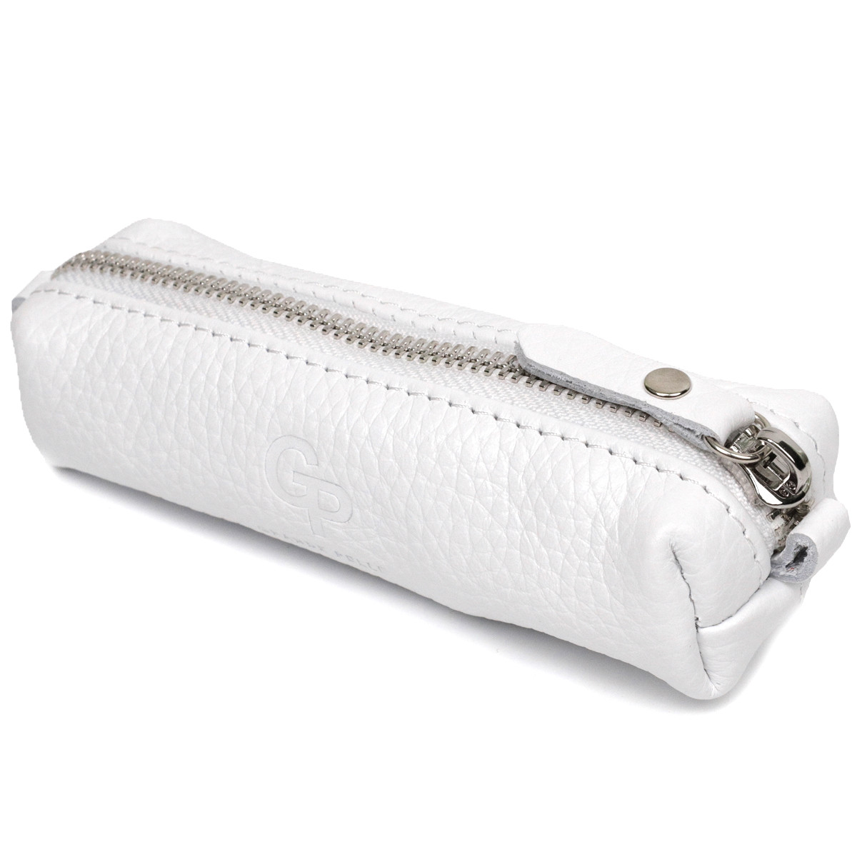 Чудова шкіряна ключниця GRANDE PELLE 11671 Білий, фото 1