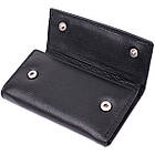 Містка ключниця з натуральної шкіри ST Leather 22477 Чорний, фото 5