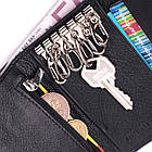 Містка ключниця з натуральної шкіри ST Leather 22477 Чорний, фото 7