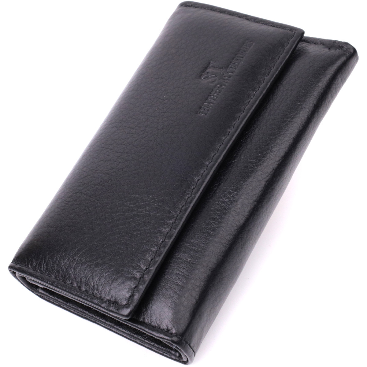 Практична ключниця із натуральної шкіри ST Leather 22483 Чорний, фото 1