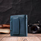 Красиве шкіряне портмоне з монетницею зовні для стильних жінок ST Leather 19457 Бірюзовий, фото 11