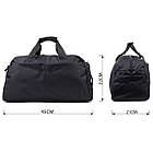 Невелика дорожня сумка з якісного поліестеру FABRA 22581 Чорний, фото 2