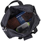 Невелика дорожня сумка з якісного поліестеру FABRA 22581 Чорний, фото 9