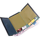 Жіночий невеликий гаманець з натуральної шкіри ST Leather 19504 Чорний, фото 6