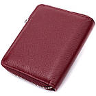 Практичний гаманець для жінок із натуральної шкіри ST Leather 22450 Бордовий, фото 3