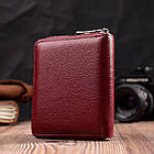 Практичний гаманець для жінок із натуральної шкіри ST Leather 22450 Бордовий, фото 11