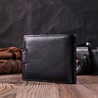 Горизонтальний гаманець середнього розміру з натуральної шкіри ST Leather 22454 Чорний, фото 11