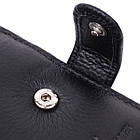 Якісний горизонтальний гаманець із натуральної шкіри ST Leather 22455 Чорний, фото 6