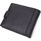 Чоловічий гаманець зручного розміру ST Leather 22471 Чорний, фото 3