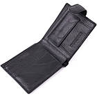 Чоловічий гаманець зручного розміру ST Leather 22471 Чорний, фото 7