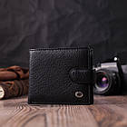 Чоловічий гаманець зручного розміру ST Leather 22471 Чорний, фото 10
