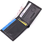 Якісний затиск із натуральної шкіри ST Leather 22472 Чорний, фото 6