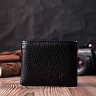 Якісний затиск із натуральної шкіри ST Leather 22472 Чорний, фото 9