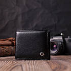 Відмінний затиск із натуральної шкіри ST Leather 22475 Чорний, фото 9