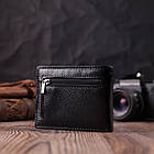 Відмінний затиск із натуральної шкіри ST Leather 22475 Чорний, фото 10
