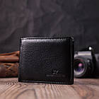 Зручне чоловіче портмоне з натуральної шкіри ST Leather 22482 Чорний, фото 9
